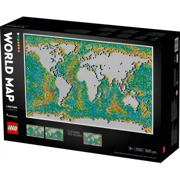 LEGO ART 31203 Mapa świata